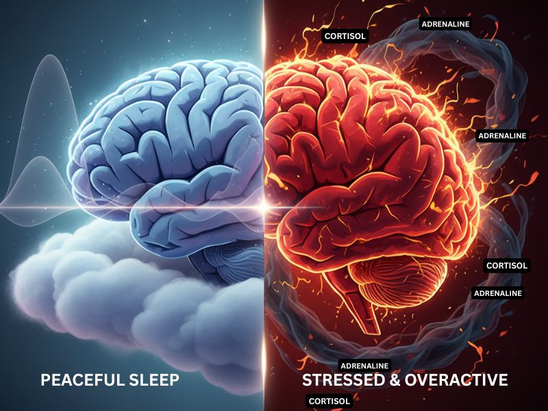 How stress disrupts sleep and causes sugar cravings at night