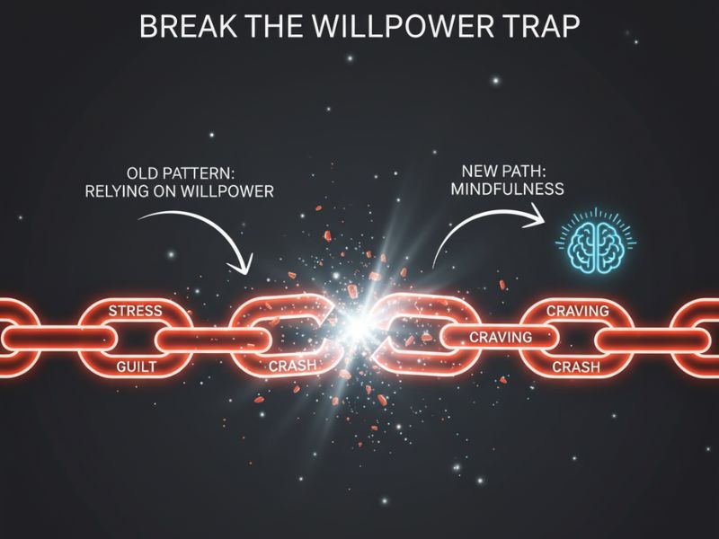 Self-compassion calming the stress response that drives food self sabotage