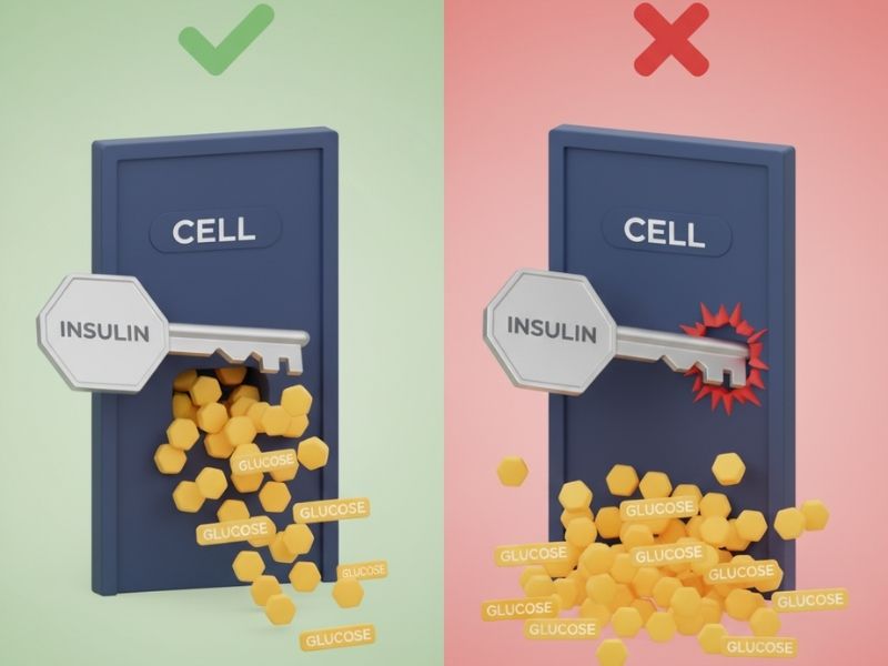 Insulin resistance explained: cells resist insulin signaling