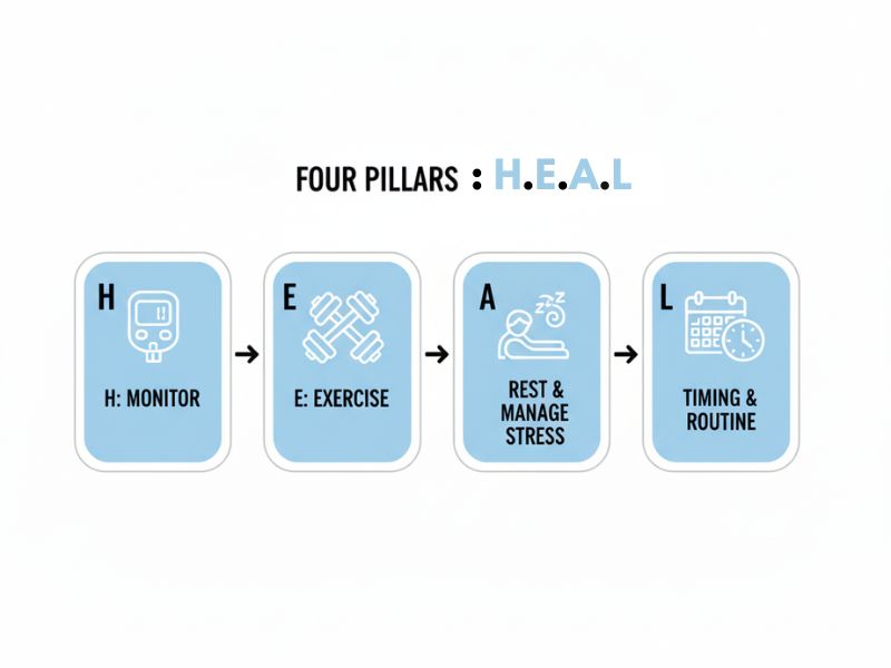 HEAL method for managing metformin and erectile dysfunction recovery