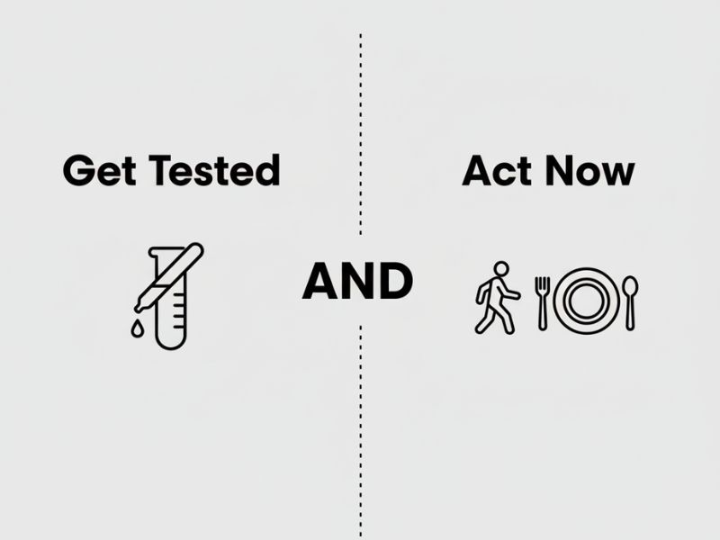 Balance professional insulin resistance testing with immediate action
