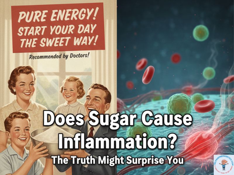 Does sugar cause inflammation - comparing 1950s sugar marketing to modern inflammation science