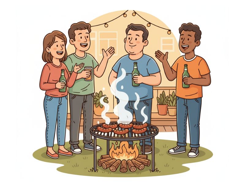 Does alcohol raise blood sugar — Jan at a braai with Beer while Pete the pancreas watches nervously