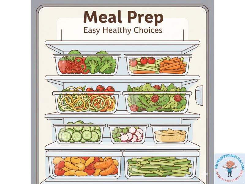 removing obstacles to build good habits - meal prep for easy healthy choices
