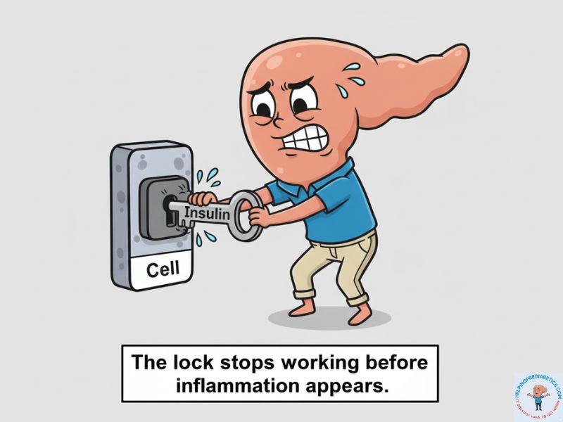 Effects of sugar on the body - insulin resistance blocking cellular glucose uptake