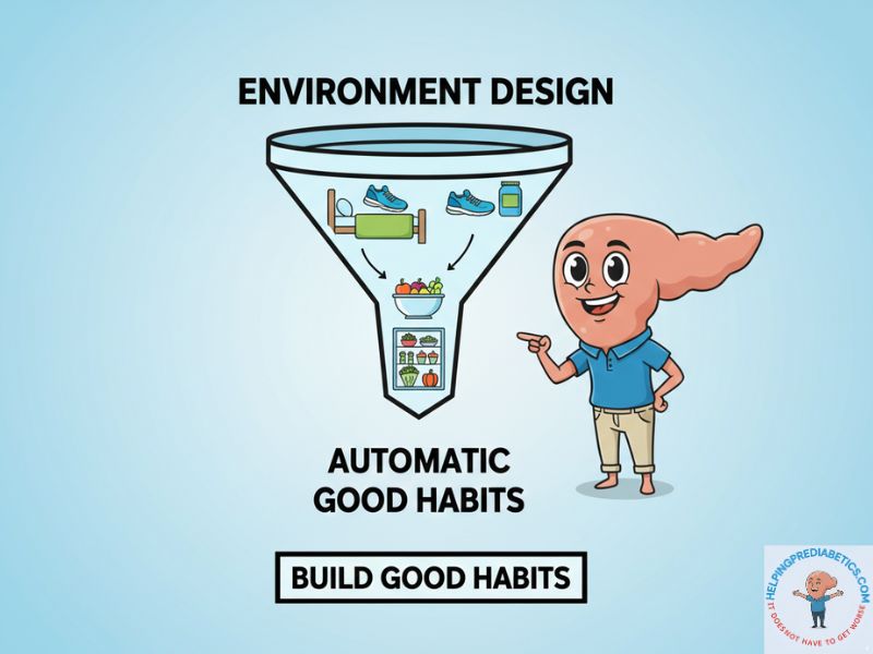 environment design funnels guide behavior change automatically