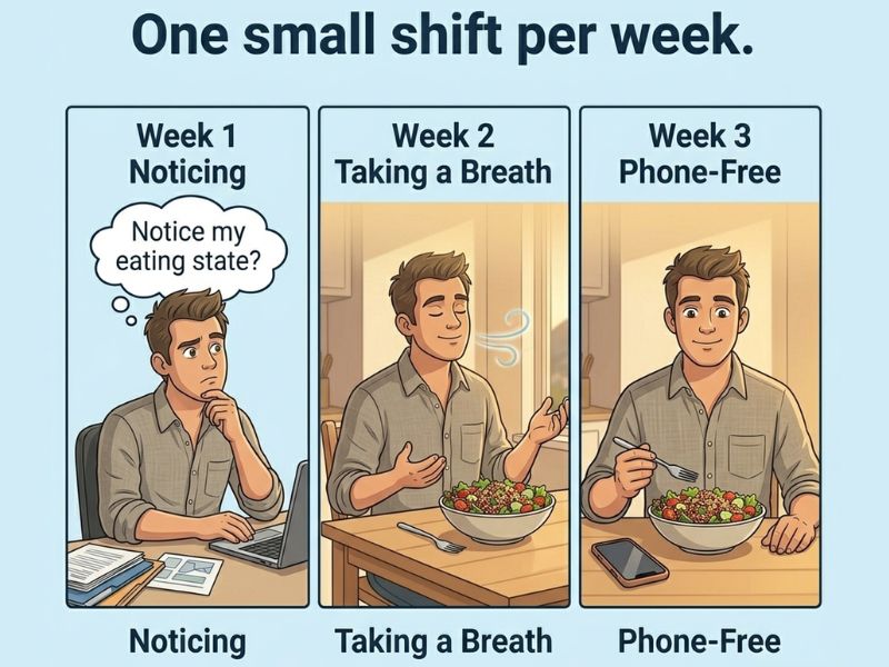 Three-week intuitive eating system for prediabetes — one small shift per week — intuitive eating for diabetes