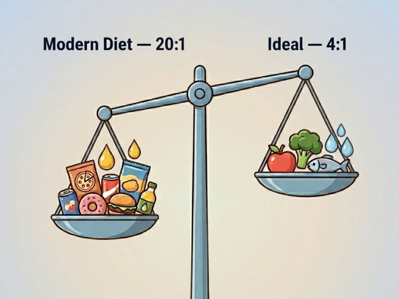 Omega-3 and blood sugar — the omega-6 to omega-3 imbalance explained